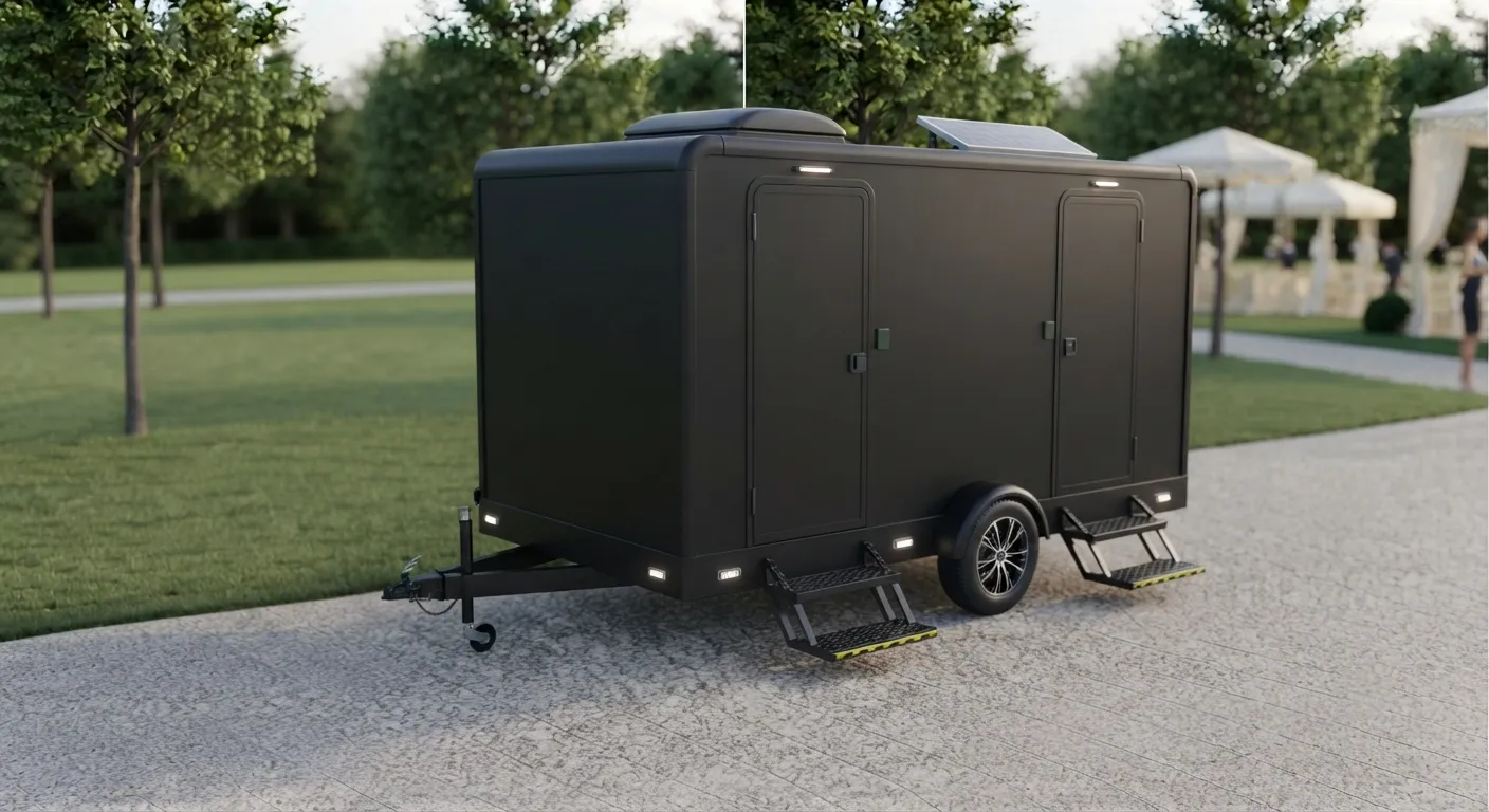 2 Stall Restroom Trailer in Pearland, TX