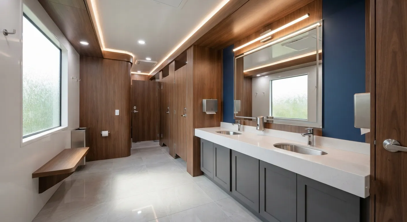 Luxury Restroom Trailer in Pearland, TX