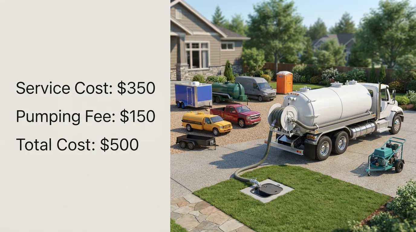 Septic Tank Pumping Cost in Pearland, TX